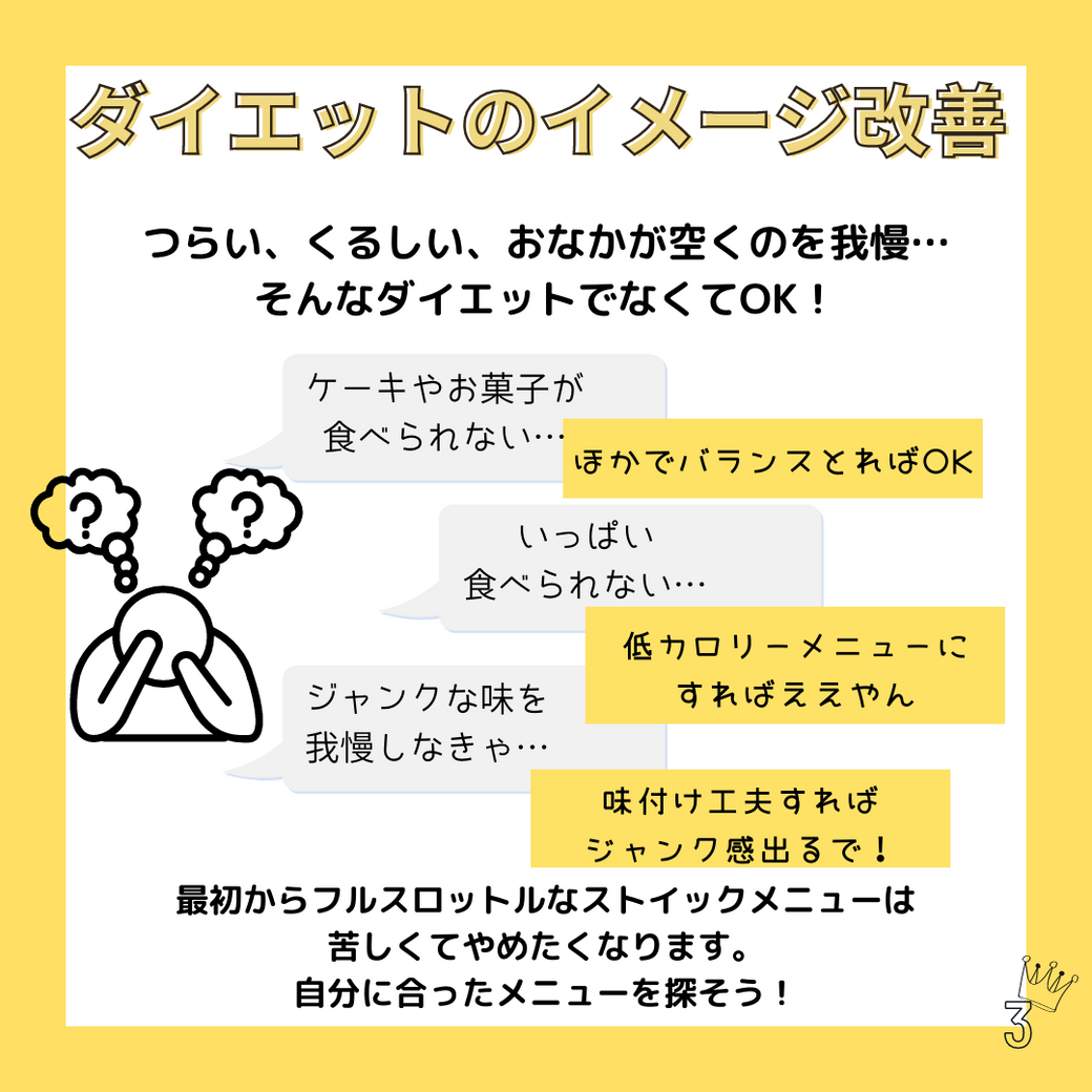 ダイエットのイメージ改革