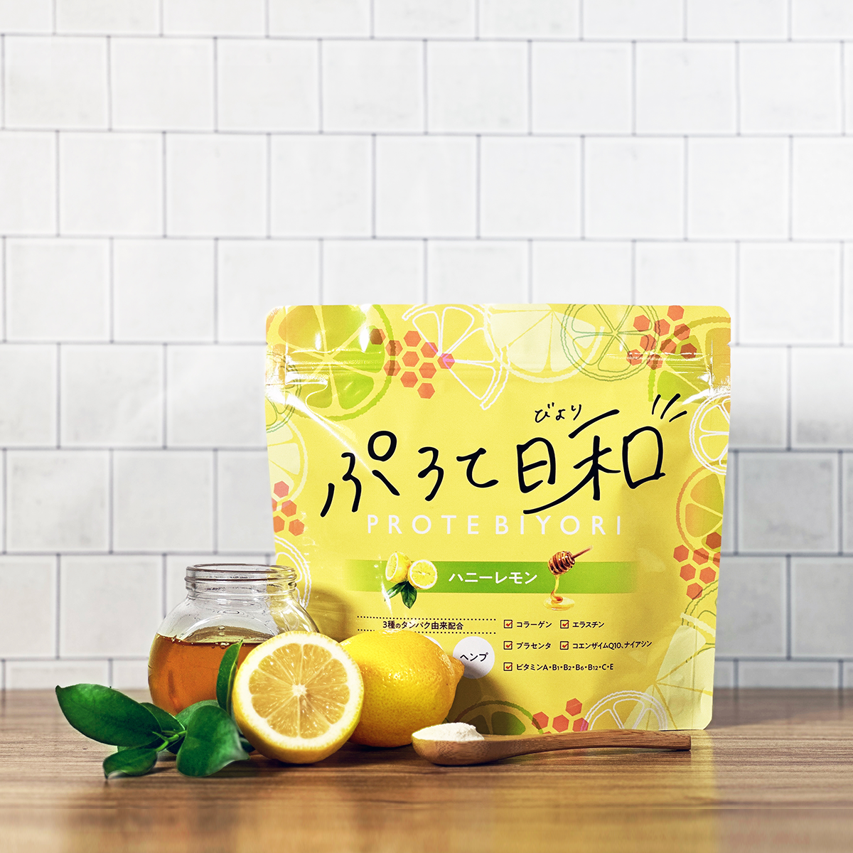 PROTE BIYORI Honey Lemon 280g (28 servings)